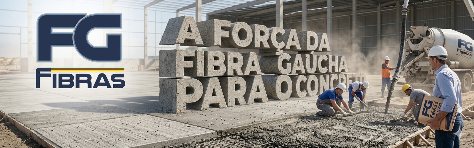 Piso Industrial de Concreto Reforçado com Fibra